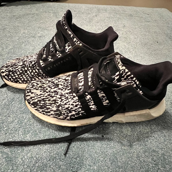 adidas EQT Support 93/17 Black Glitch sz 10 - Picture 7 of 11